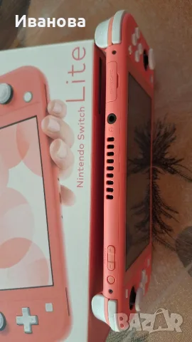 Nintendo Switch Lite цвят корал, снимка 4 - Nintendo конзоли - 56561441