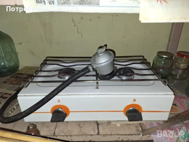 Двоен газов котлон, снимка 3 - Котлони - 56552963