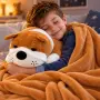 
Плюшено животинче куче с меко одеяло, снимка 3