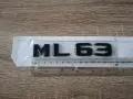 черен надпис Mercedes Benz ML 63, снимка 2