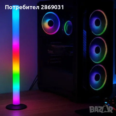 Декоративна RGB LED лампа, снимка 2 - Лед осветление - 56578024