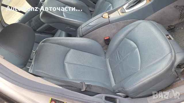 Син кожен салон за w211 седан, снимка 5 - Части - 56618720