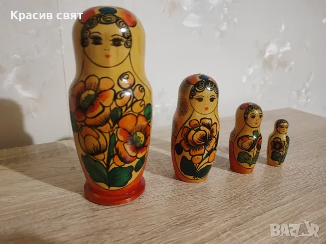 Матрьошка от 4 части, снимка 5 - Декорация за дома - 56712029