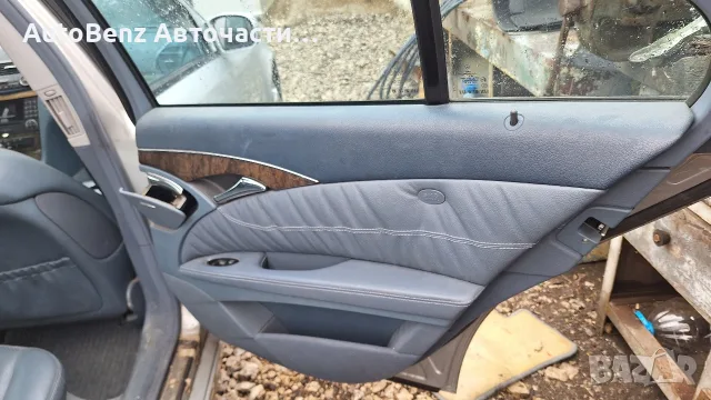 Син кожен салон за w211 седан, снимка 6 - Части - 56618720