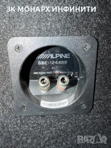 Бас каса Alpine SBE-1244BR / 600W, снимка 6 - Тонколони - 56603759