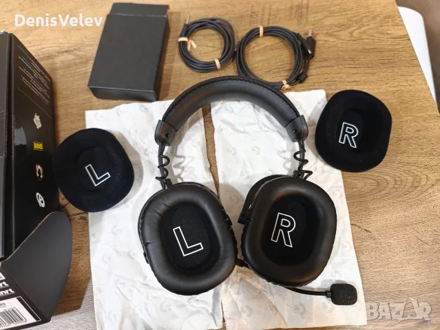 Logitech PRO X 2 Lightspeed Нови! Гаранция!, снимка 3 - Слушалки за компютър - 56558611