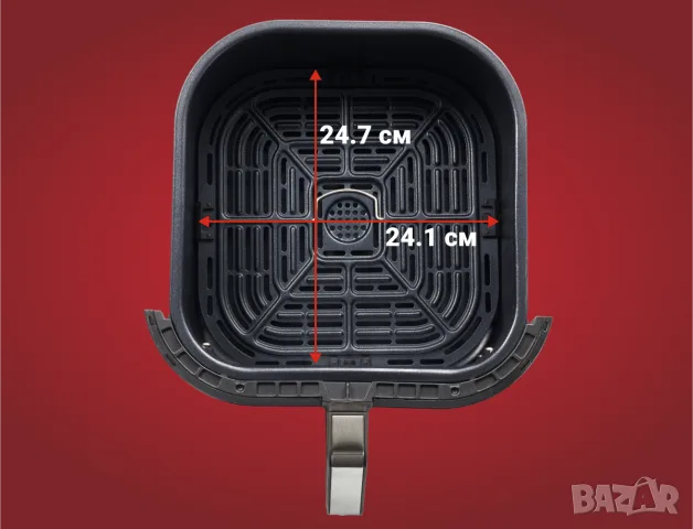 Еър Фрайър Instant Vortex PLUS ClearCook & OdourErase, снимка 7 - Фритюрници - 56601304