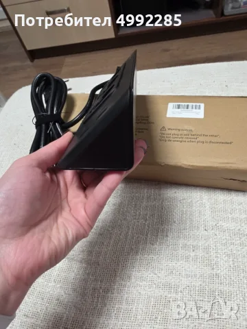 Разклонител с USB и USB-C – бял и черен, снимка 4 - Разклонители и удължители - 56685731