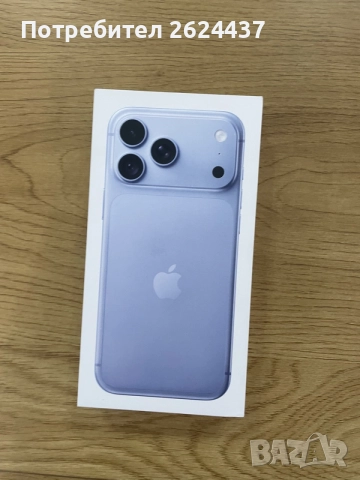 Бартер нов iPhone 18 pro max 256gb син glacier