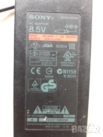 Адаптер за Playstation 2 PS2 Slim 8.5V SCPH-70100, снимка 2 - Аксесоари - 54832556