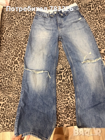 Дамски дънки Zara, снимка 2 - Дънки - 56697768