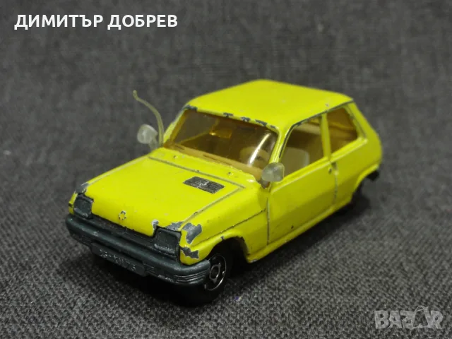 СТАРА РЕТРО МЕТАЛНА КОЛИЧКА RENAULT 5 MAJORETTE FRANCE