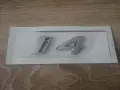 сребриста емблема BMW i4, снимка 1