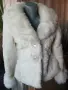 ДАМСКО БЯЛО КЪСО ПАЛТО Размер L , снимка 1