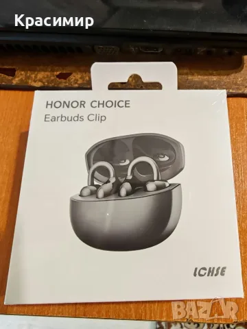 True wireless слушалки HONOR CHOICE EARBUDS CLIP BLACK