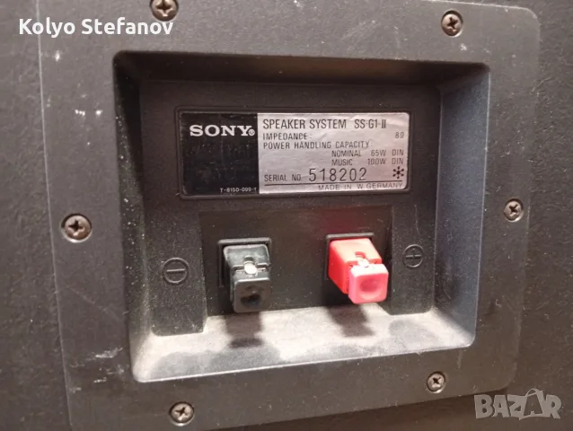  Тонколони Sony SS-G1, снимка 9 - Тонколони - 56553727