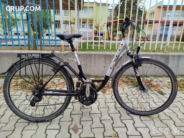 НЕМСКО Алуминиев Рядък модел Cyco Tr28цола 24скорости деоре НАЙ-УДОБНАТА РАМКА ОСВЕТЛЕНИЕ