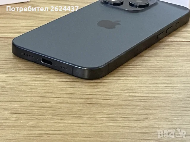 Бартер като нов iPhone 15 pro 256gb black 88%, снимка 3 - Apple iPhone - 56575549