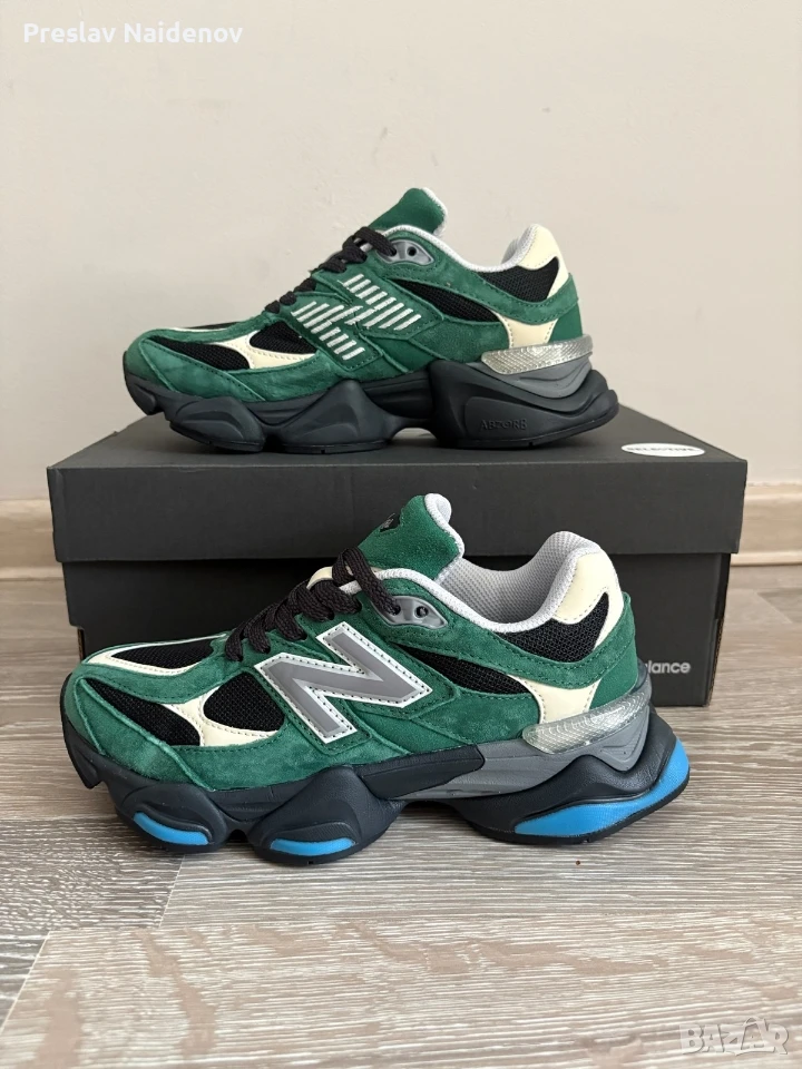 New Balance 9060 Team Forest Green, снимка 1