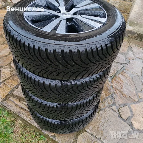 Оригинални джанти 16 5х108 + Зимни  гуми CONTINENTAL 215 60 16 8mm грайфер карани са един сезон