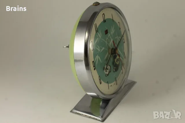 Стар Анимиран Китайски Будилник С Панди DIAMOND, снимка 7 - Антикварни и старинни предмети - 56624328