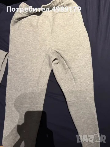 Оригинално сиво долнище Nike Tech Fleece, снимка 3 - Спортни дрехи, екипи - 56640342