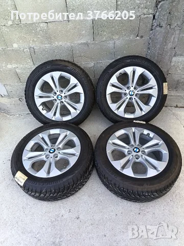 17ки джанти 5х112 от BMW със зимни гуми Bridgestone 