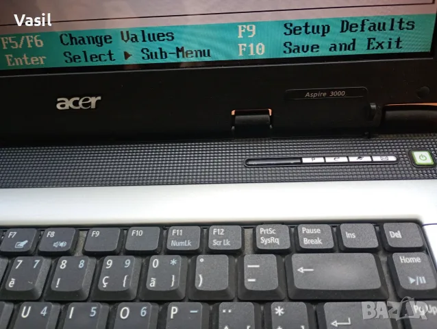 Лаптоп ACER Aspire 3000, снимка 5 - Лаптопи за дома - 56717107