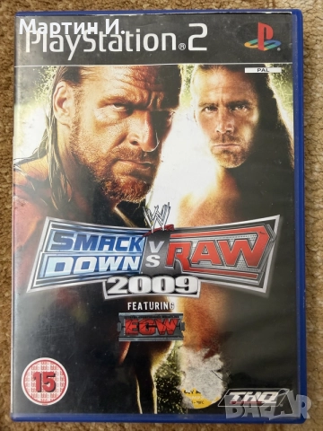 WWE Smackdown vs Raw 2007 и 2009, снимка 3 - Игри за PlayStation - 56576709