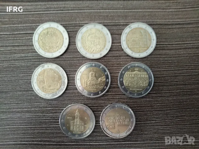 Юбилейни 2 евро монети, Германия