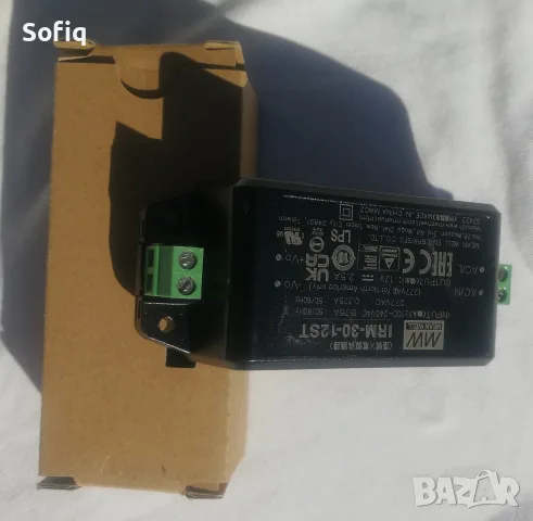 Импулсно захранване MEAN WELL 12V 30W, снимка 3 - Захранвания и кутии - 56624189