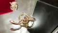 CARTIER Trinity Half Paved Diamonds Дамски Обеци, снимка 7