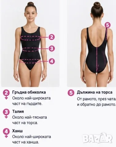 Трико за художествена гимнастика, снимка 3 - Художествена гимнастика - 56584955