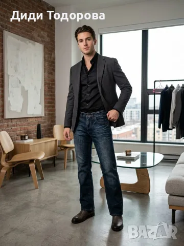 👖 Мъжки дънки Emporio Armani (Josh Fashion Fit) – Размер 34
