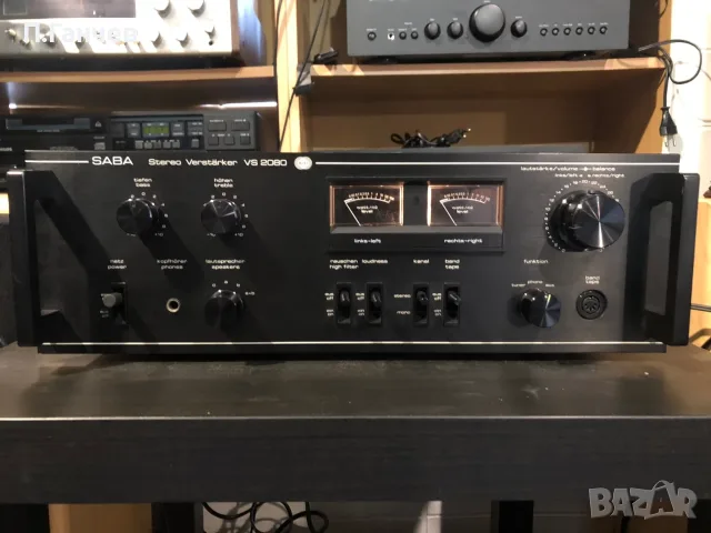 SABA VS2080 HIFI Усилвател перфектен, снимка 2 - Ресийвъри, усилватели, смесителни пултове - 56574115
