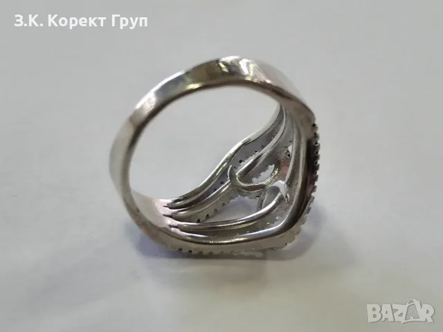 Сребърен пръстен 925 / 4,60 гр., снимка 5 - Пръстени - 56593161
