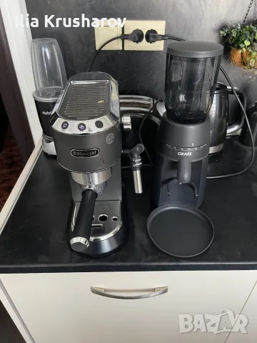 Кафемашина Delonghi Dedica + кафемелачка Graef 