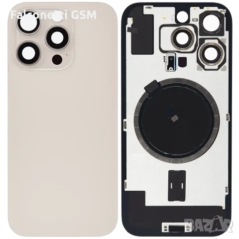 Заден капак за iPhone 16 Pro – Оборудван AAA+ – Пустинен титан