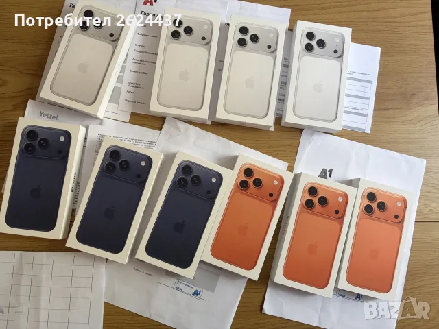 Бартер нови iPhone 17 pro max 256gb и 512гб  2г гаранция