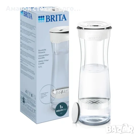 Кана-карафа с филтър BRITA 1,3 л с MicroDisc филтър