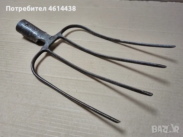 Стара Кована Вила За Сено. / НОМЕР 38., снимка 4 - Градински инструменти - 56742896