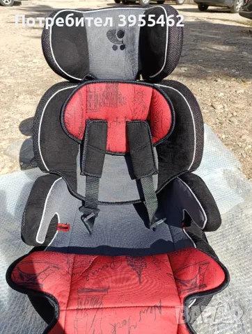 Столче за кола Lorelli - Explorer Black & Red cities 9-36 kg, снимка 2 - Столчета за кола и колело - 56651904