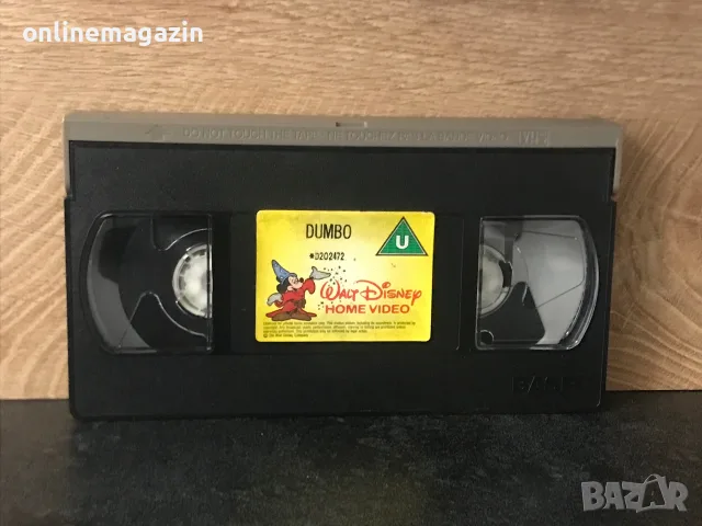 Видеокасета “ DUMBO CLASSIC DISNEY “, снимка 4 - Анимации - 56706114