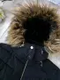 Зимно черно яке с качулка и пух, снимка 4