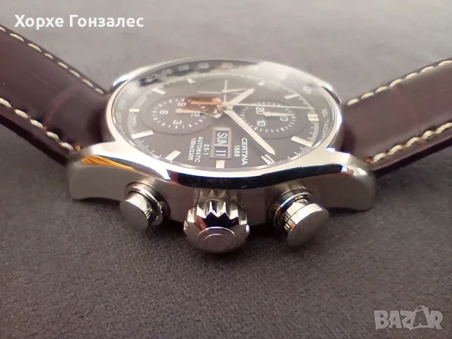 Certina DS-1 Automatic Chronograph, 43mm, снимка 5 - Мъжки - 56721325
