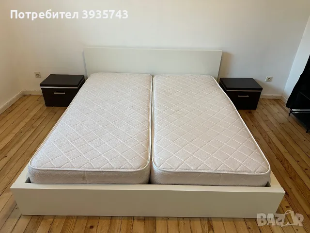 IKEA спалня бяла 180/200