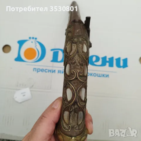 Стар османски капсулен пищов , снимка 8 - Колекции - 56657247