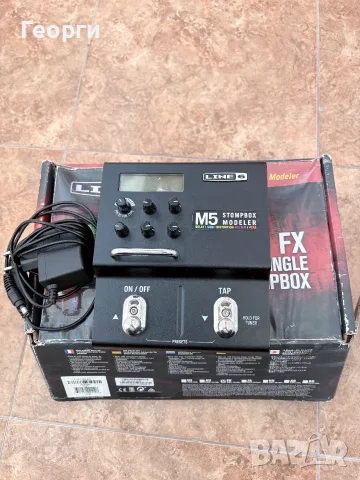 Line 6 M5 Stompbox Modeler, снимка 6 - Китари - 56632192