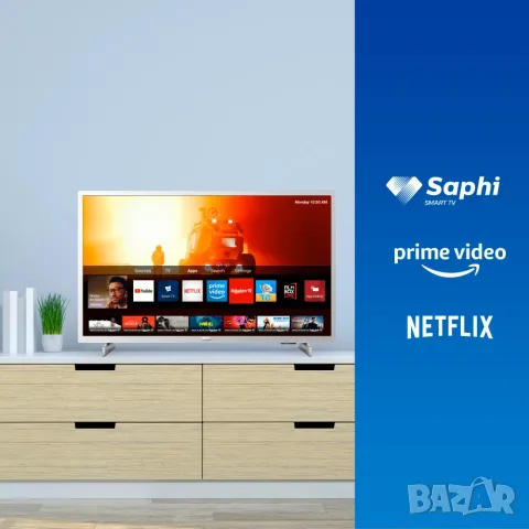 Philips 32" Full HD Smart TV, Wi-Fi телевизор, гаранция