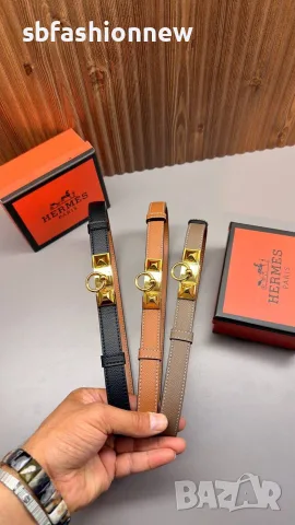 Hermes ❣️ Prada естествена кожа колан, снимка 11 - Колани - 56619427